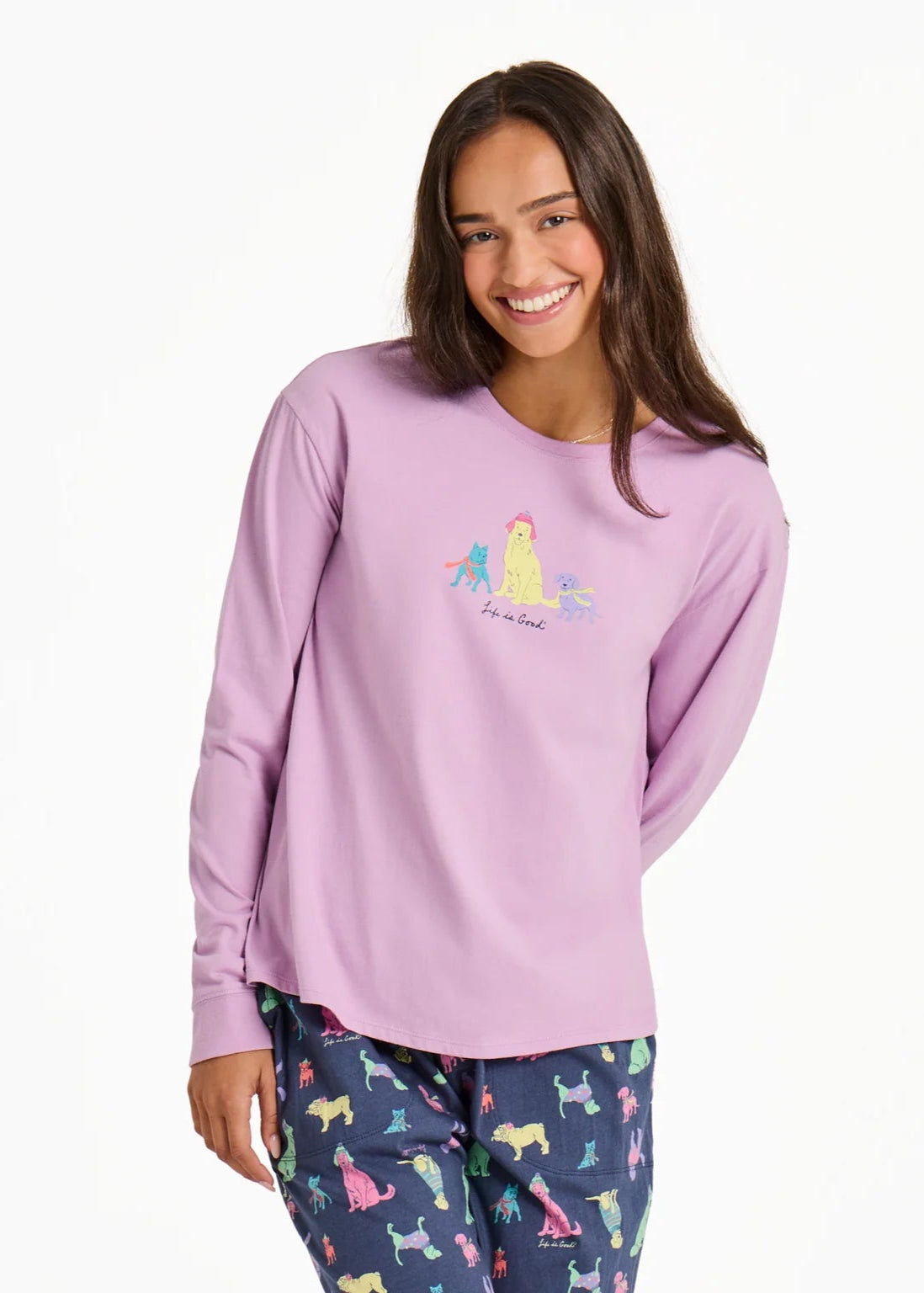 W's Warm  Trio LS Snuggle Up Sleep Tee