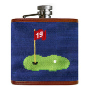 S&B Needlepoint Flask