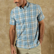 Bunkley Plaid Performance Poplin Sport Shirt