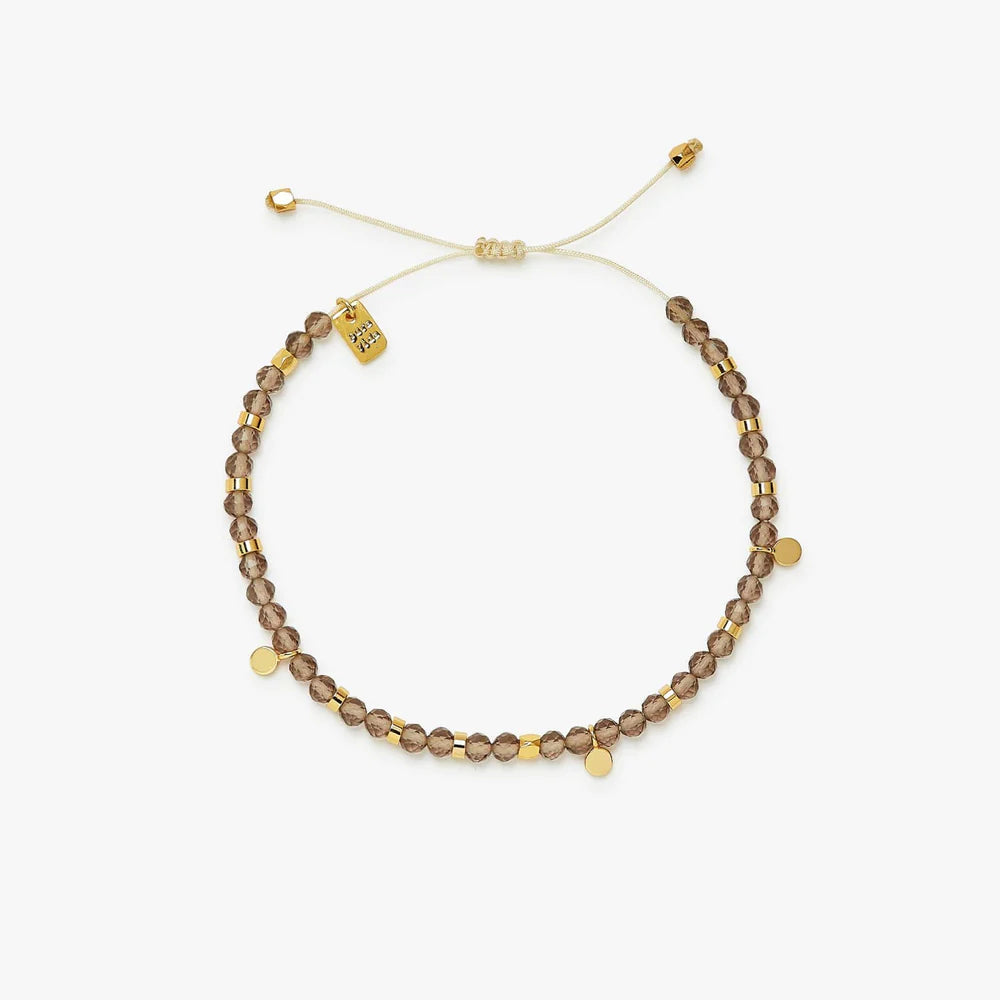 Quartz Beaded String Bracelet