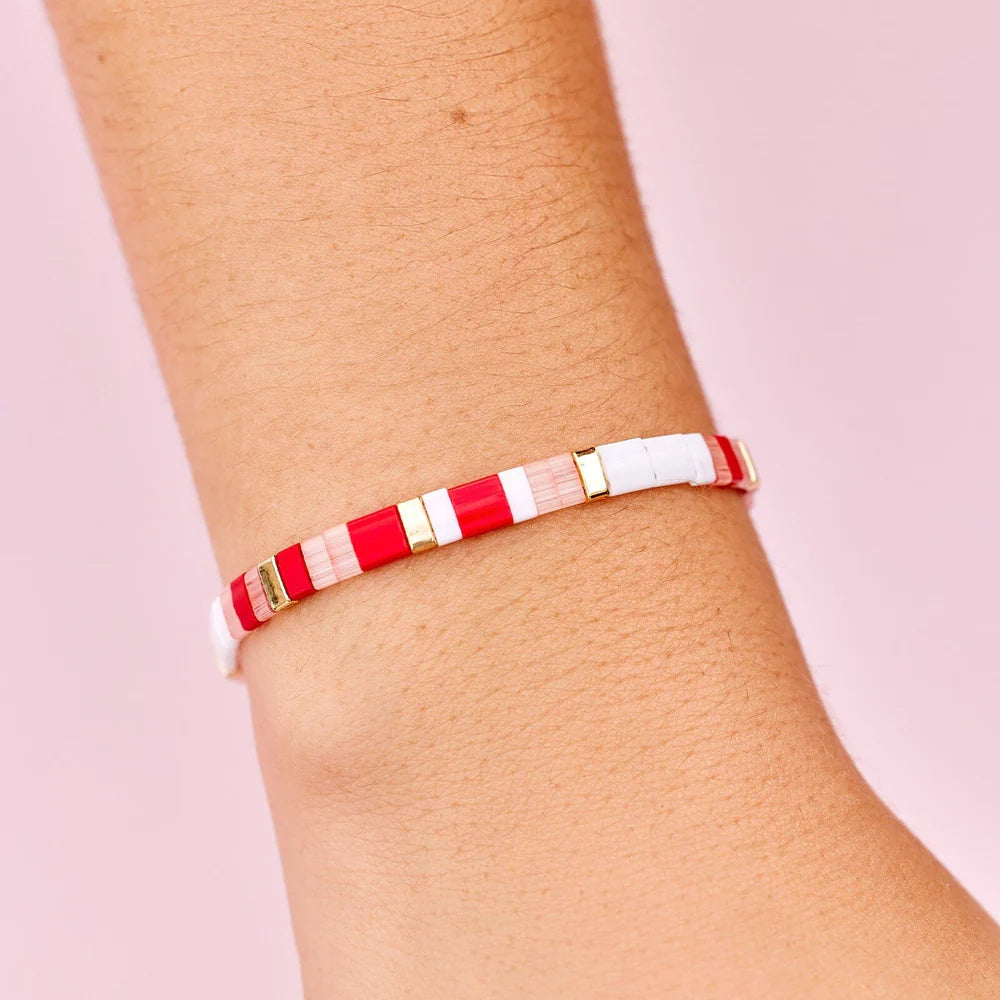 Cuteness Tile Bead Stretch Brc