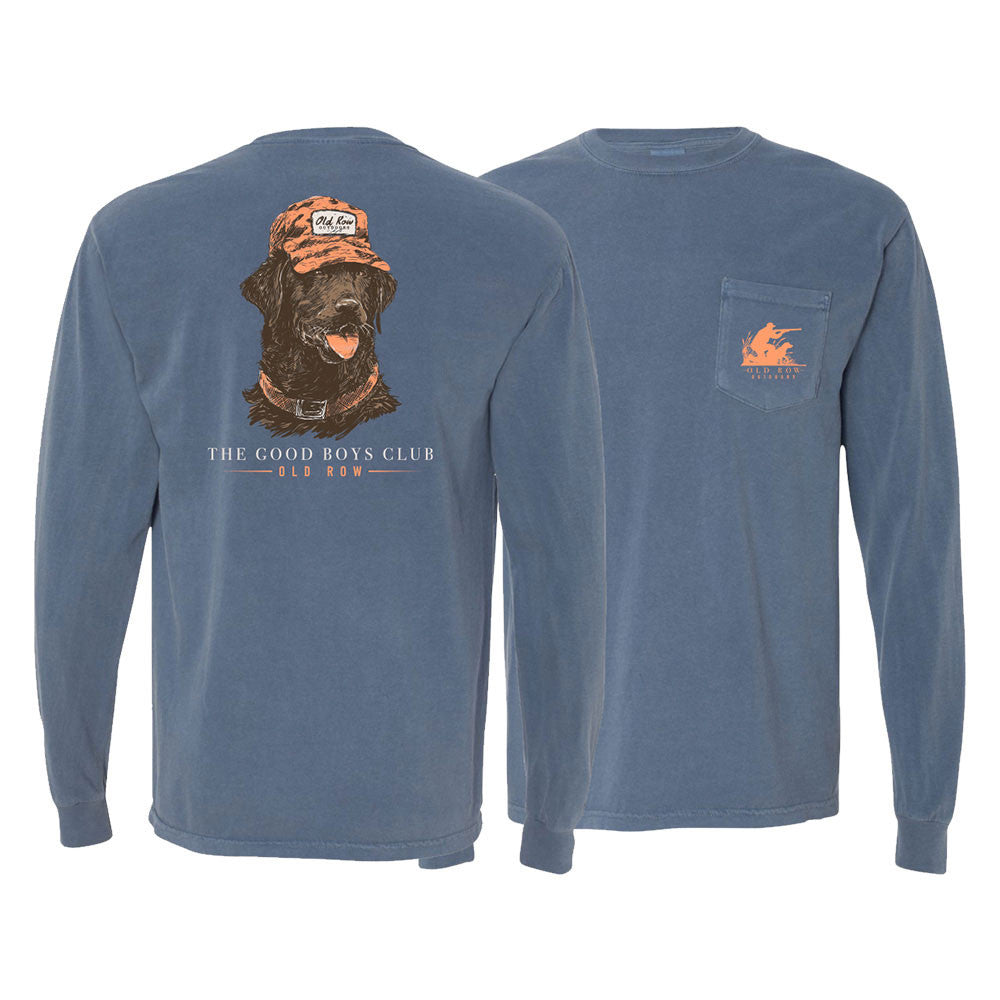 Outdoors Duck Dog LS Pocket Tee