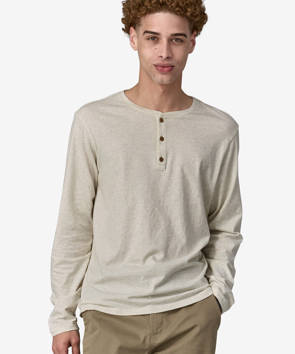 Men's Long-Sleeved Daily Henley