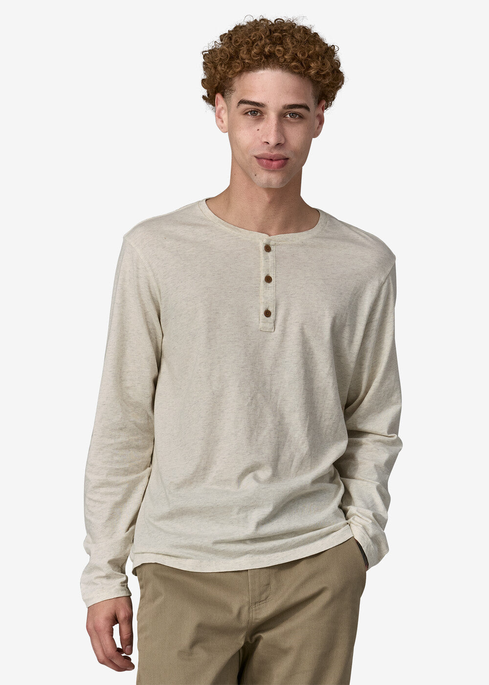 Men's Long-Sleeved Daily Henley