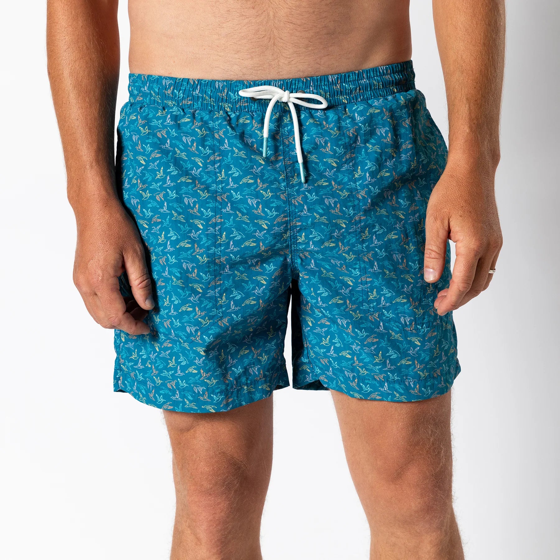 6" Print Sailport Swim Short