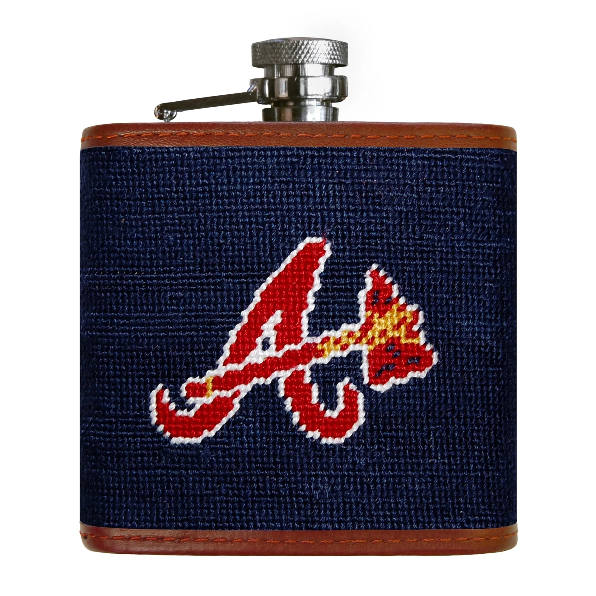 S&B Needlepoint Flask