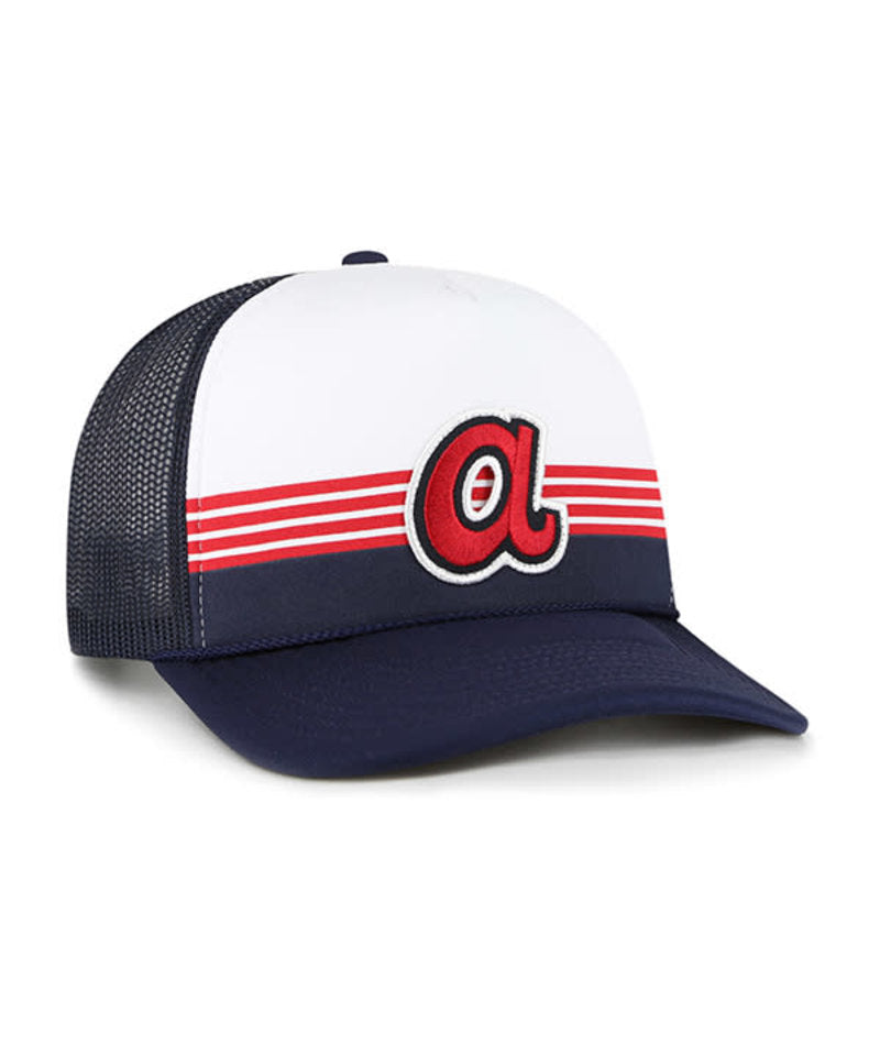 NAVY ATLANTA BRAVES NAVY LIFTOFF 47 TRUCKER FM