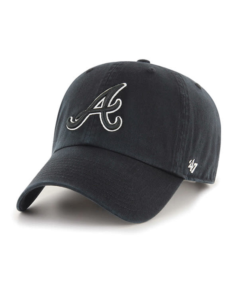 ATLANTA BRAVES BLACK '47 CLEAN UP