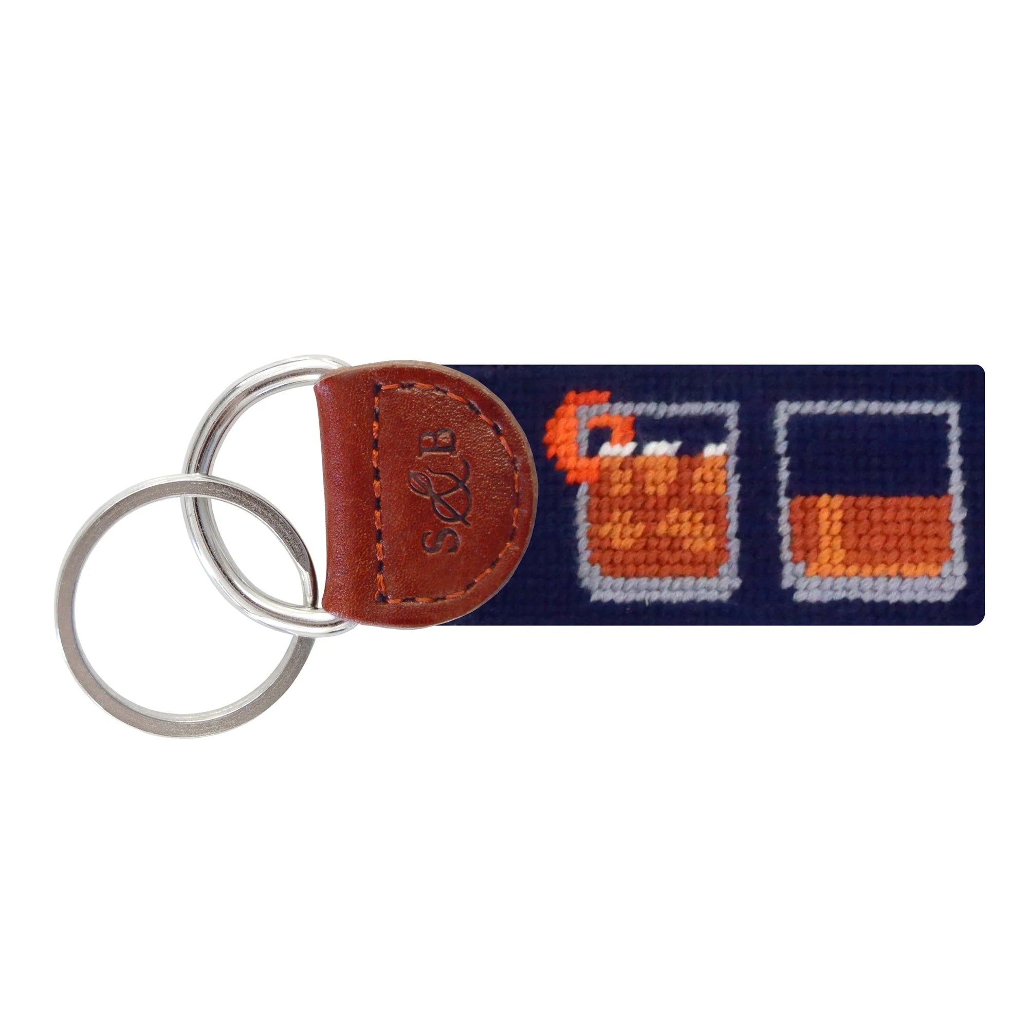 S&B Needlepoint Key Fob