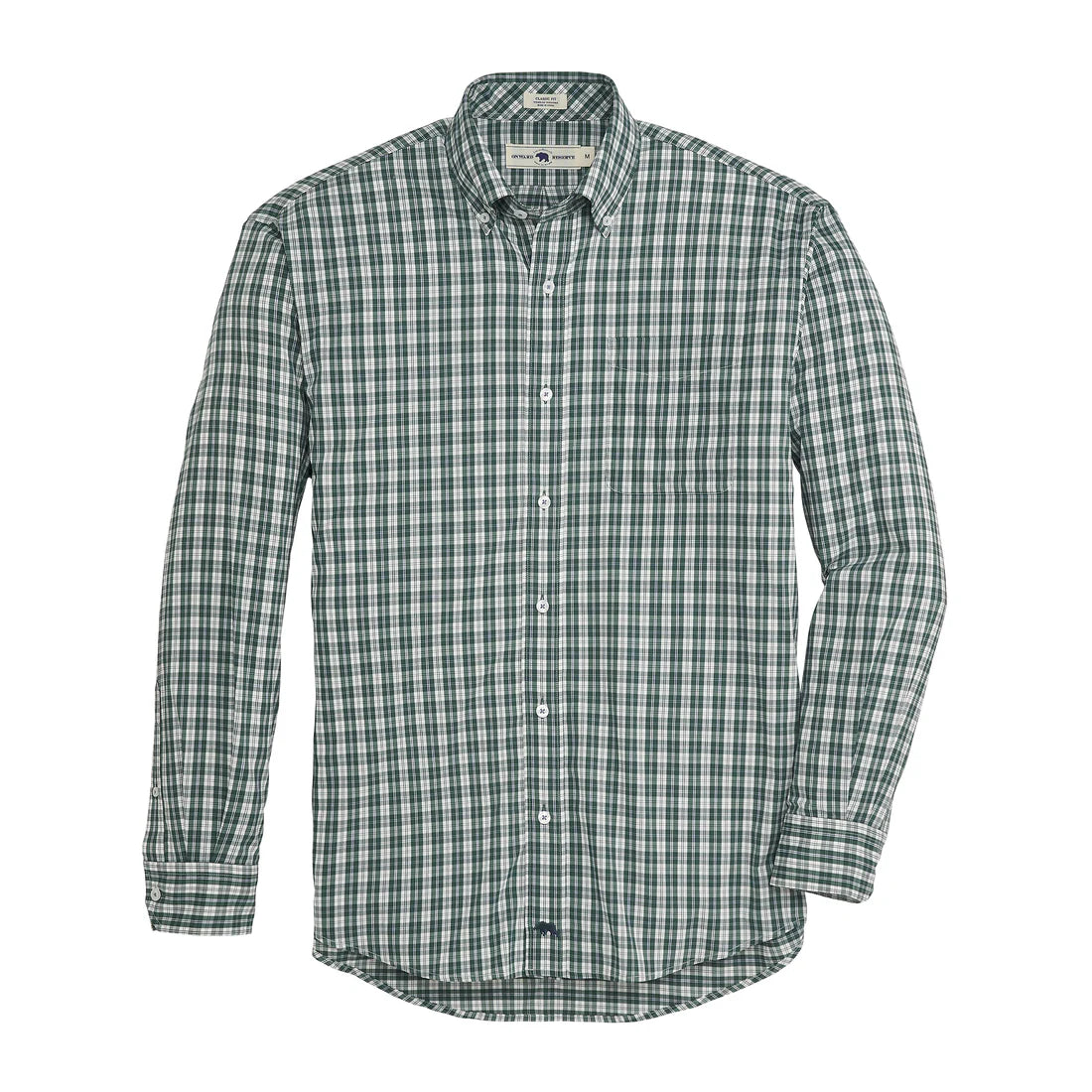 CLASSICFITPERFORMANCEWOVEN_RATTLER_MALLARDGREEN_FRONT.webp