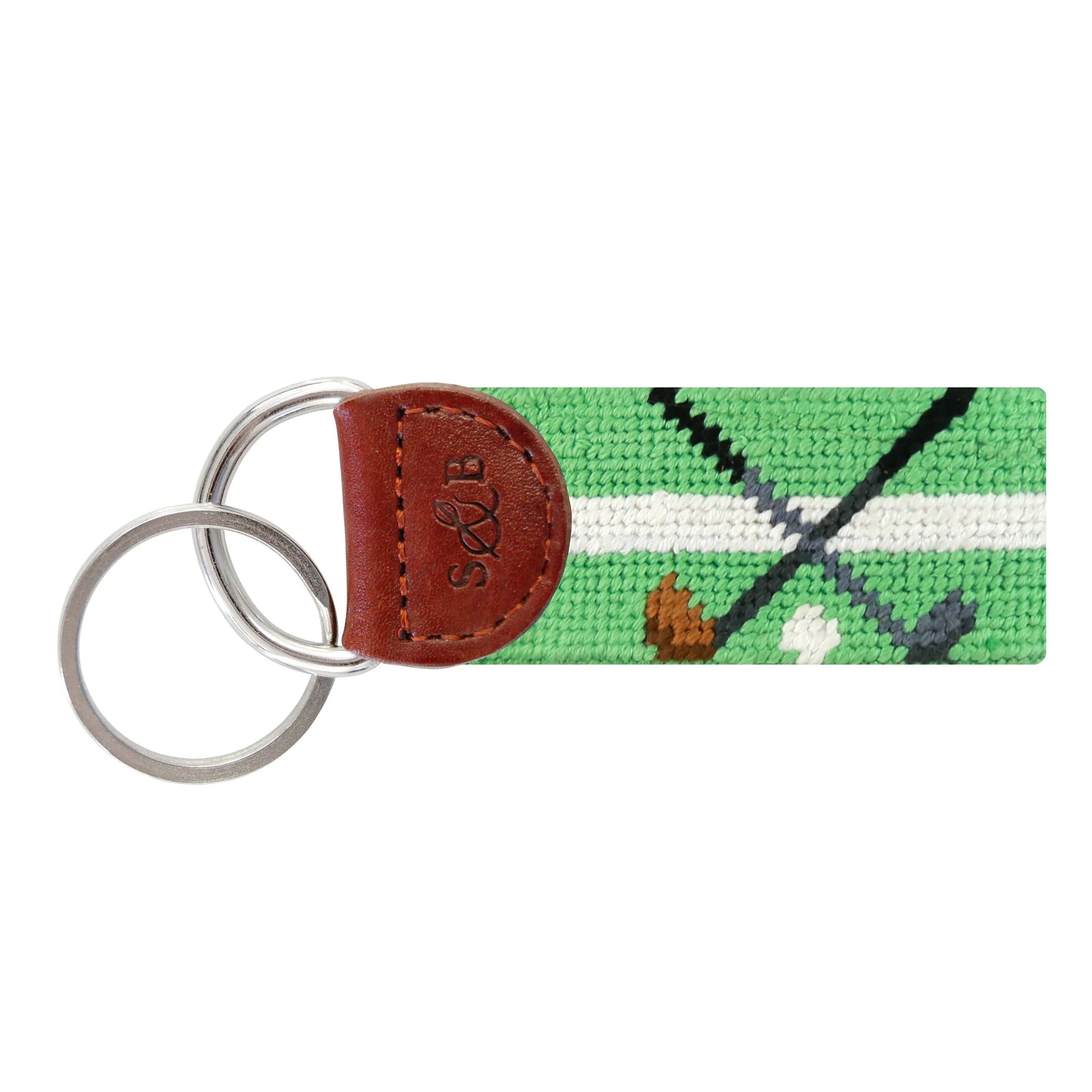S&B Needlepoint Key Fob