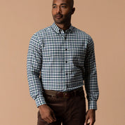 Radcliffe Plaid Cotton Flannel Sport Shirt