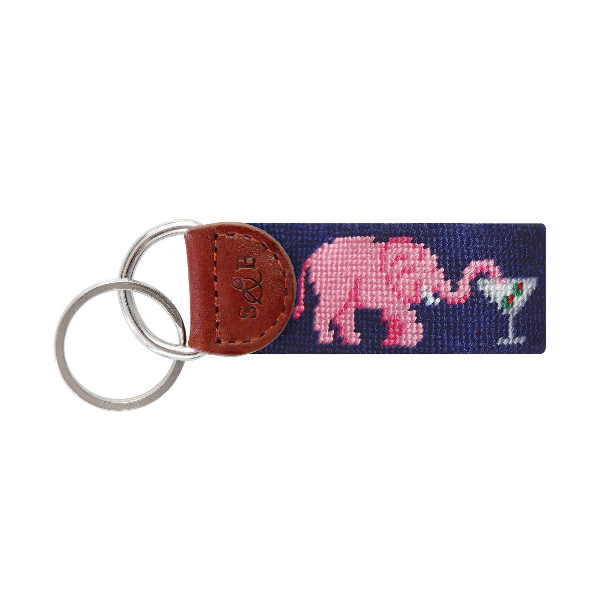 S&B Needlepoint Key Fob