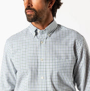 Long Sleeve Cotton Oxford Sport Shirt-Kline Plaid