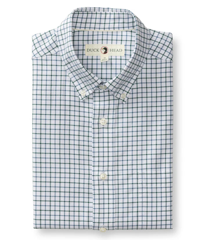 Long Sleeve Cotton Oxford Sport Shirt-Kline Plaid