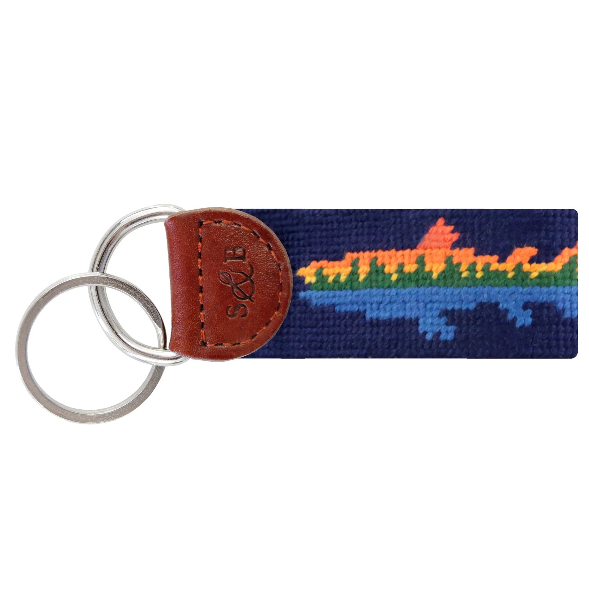 S&B Needlepoint Key Fob