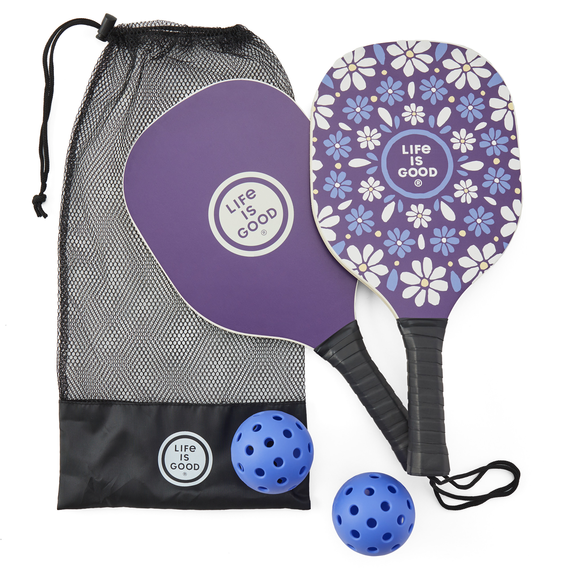 Life Is Good Pickle Ball Set
