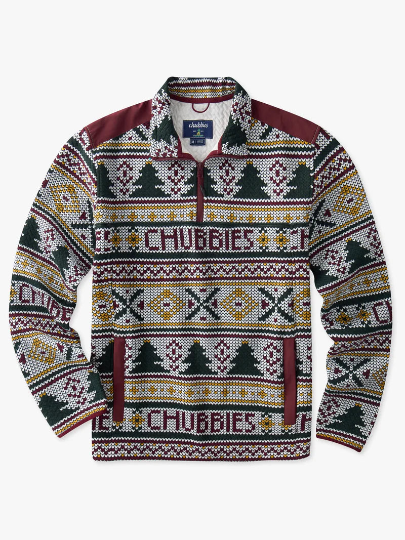 The Ol' Log Cabin Quilted 1/4 Zip