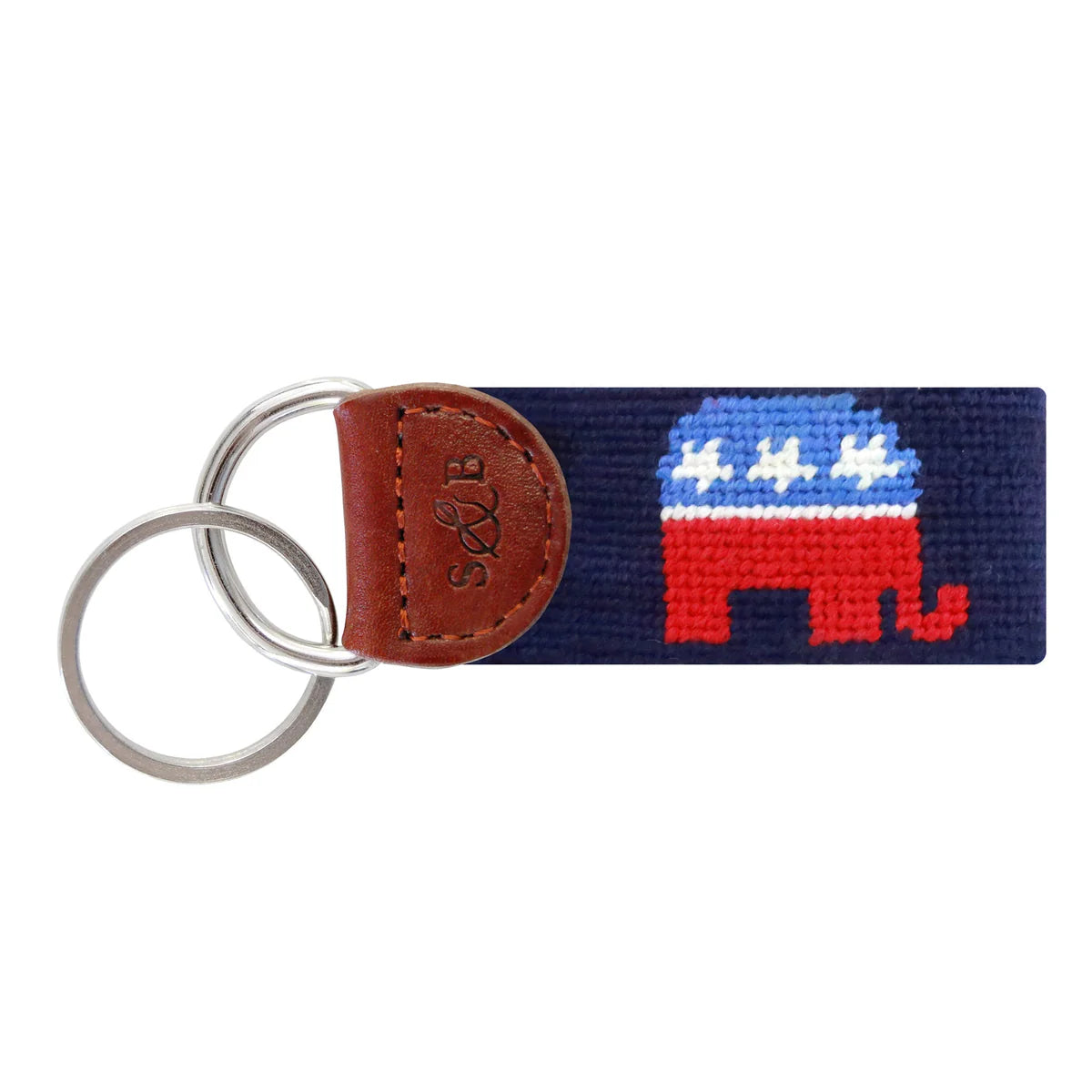 S&B Needlepoint Key Fob
