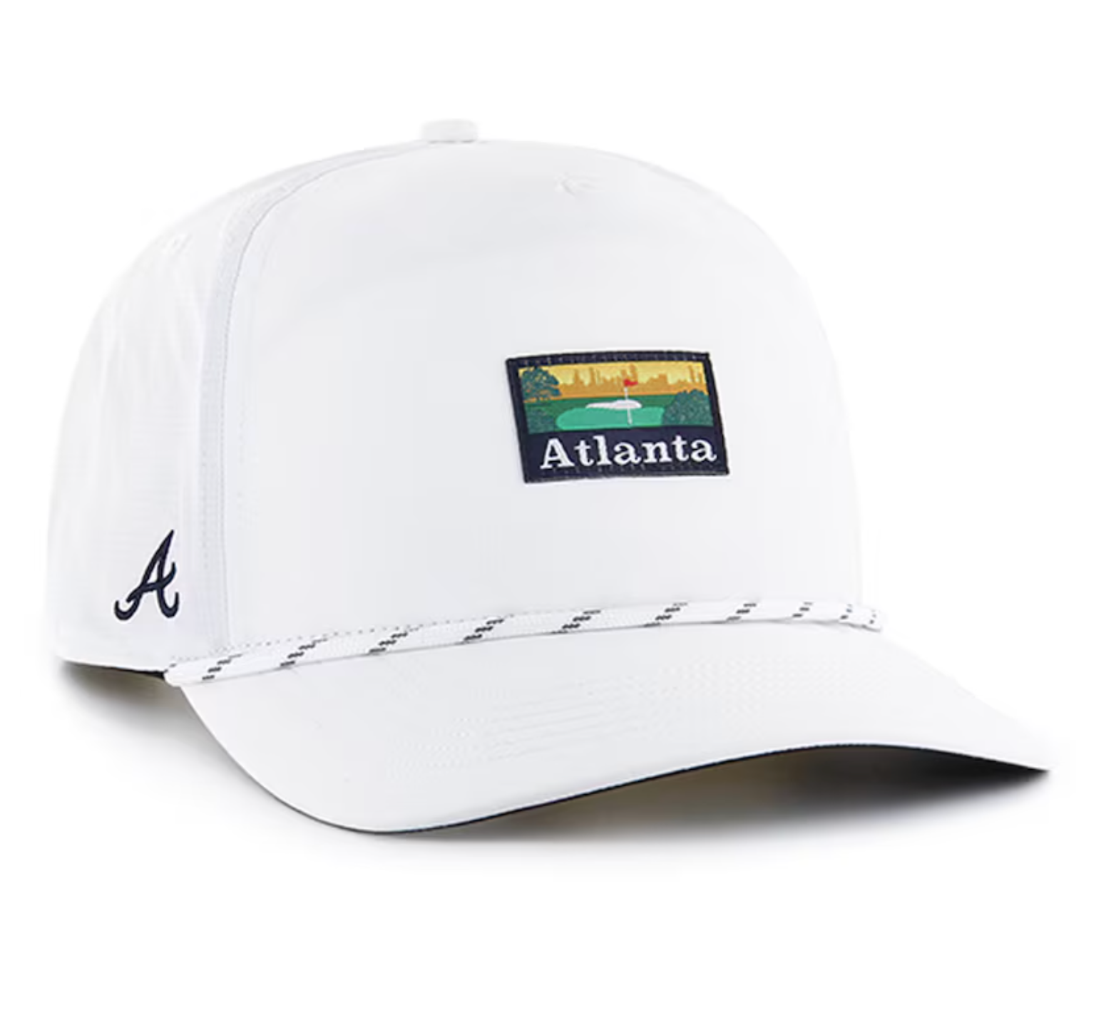 Atlanta Braves '47 White Vacation Golf Hitch