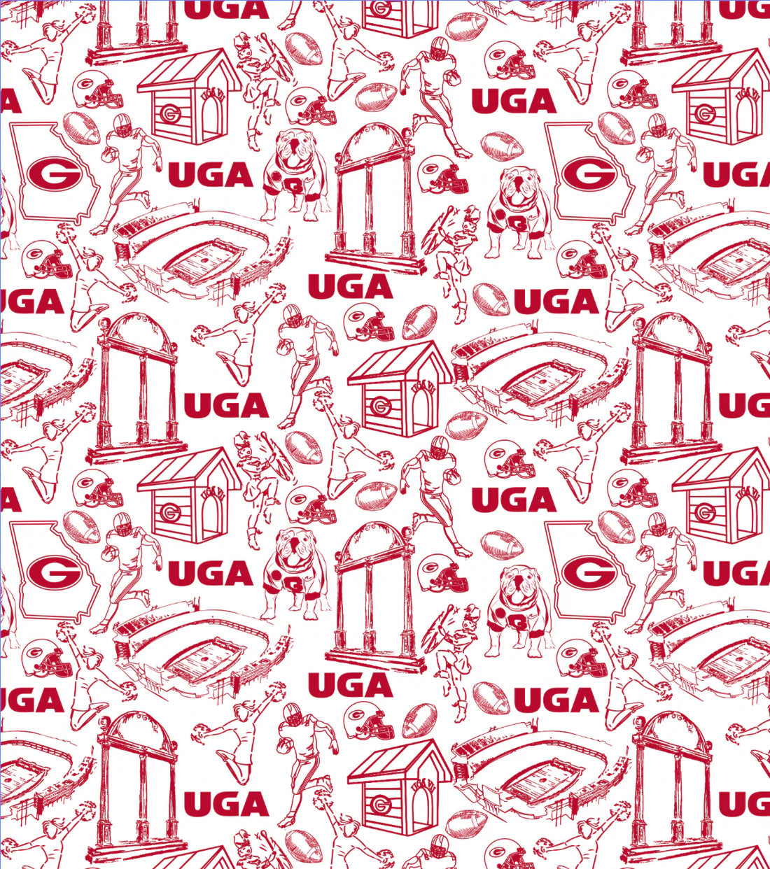 Georgia Icons Printed Performance Polo
