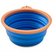 Jake & Rocket Tug of War Silicone Travel Dog Bowl