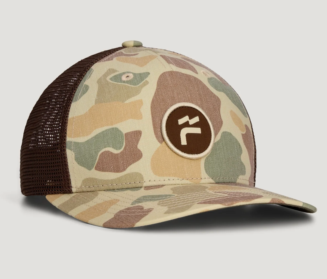 Youth Brand Flag Camo Trucker Hat