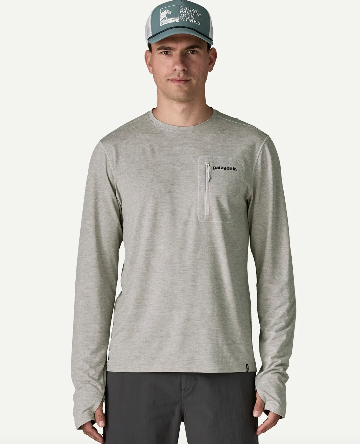 M's LS Capilene Cool Sun Shirt - Fitz Roy Trout