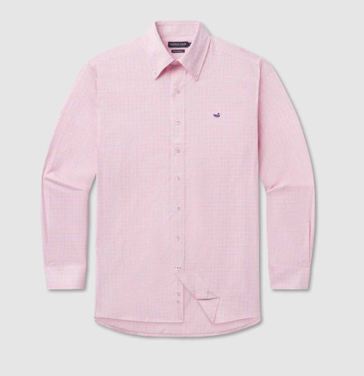 Dyer Performance Gingham Dress Shirt