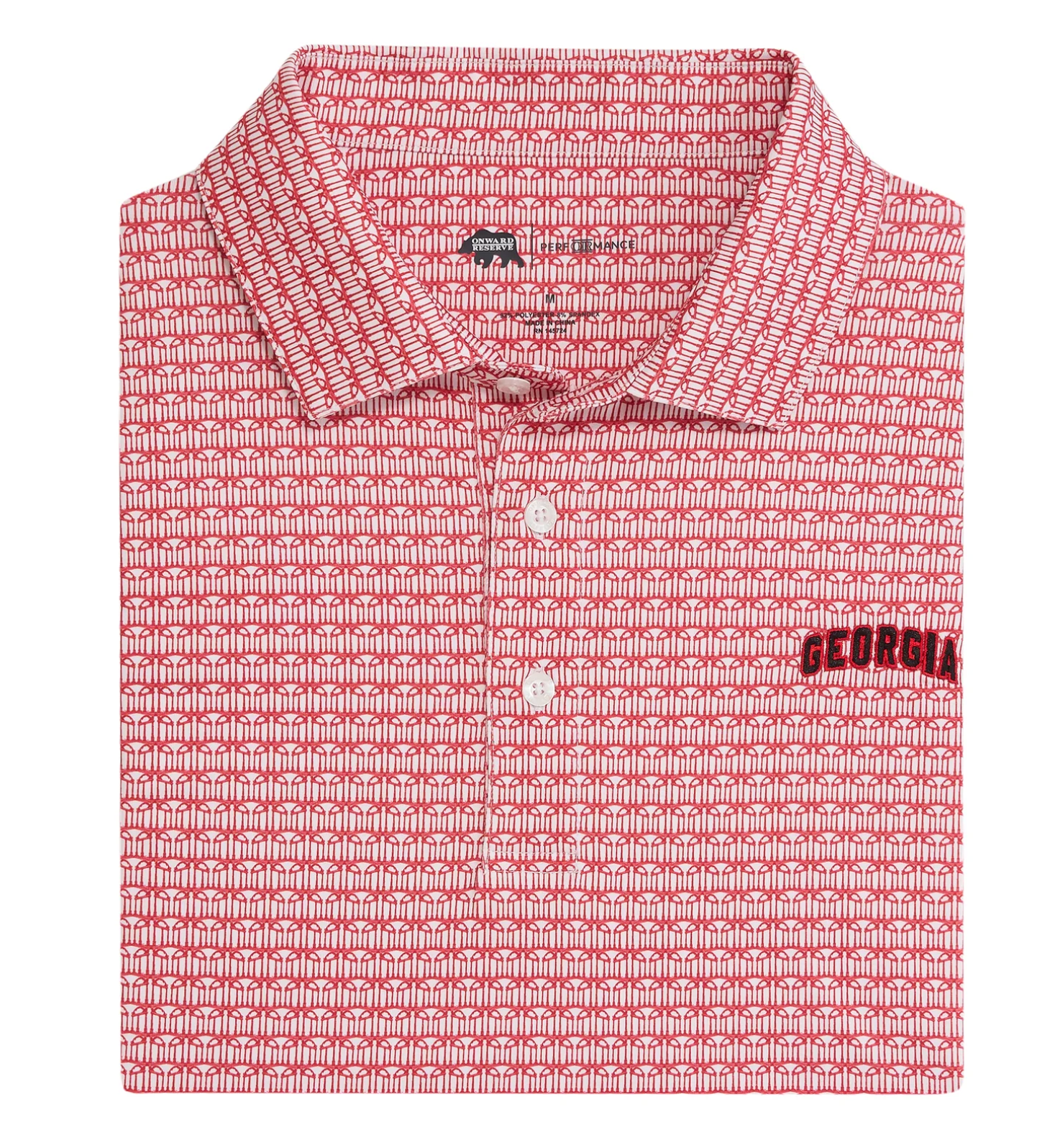 UGA Arches Printed Performance Polo