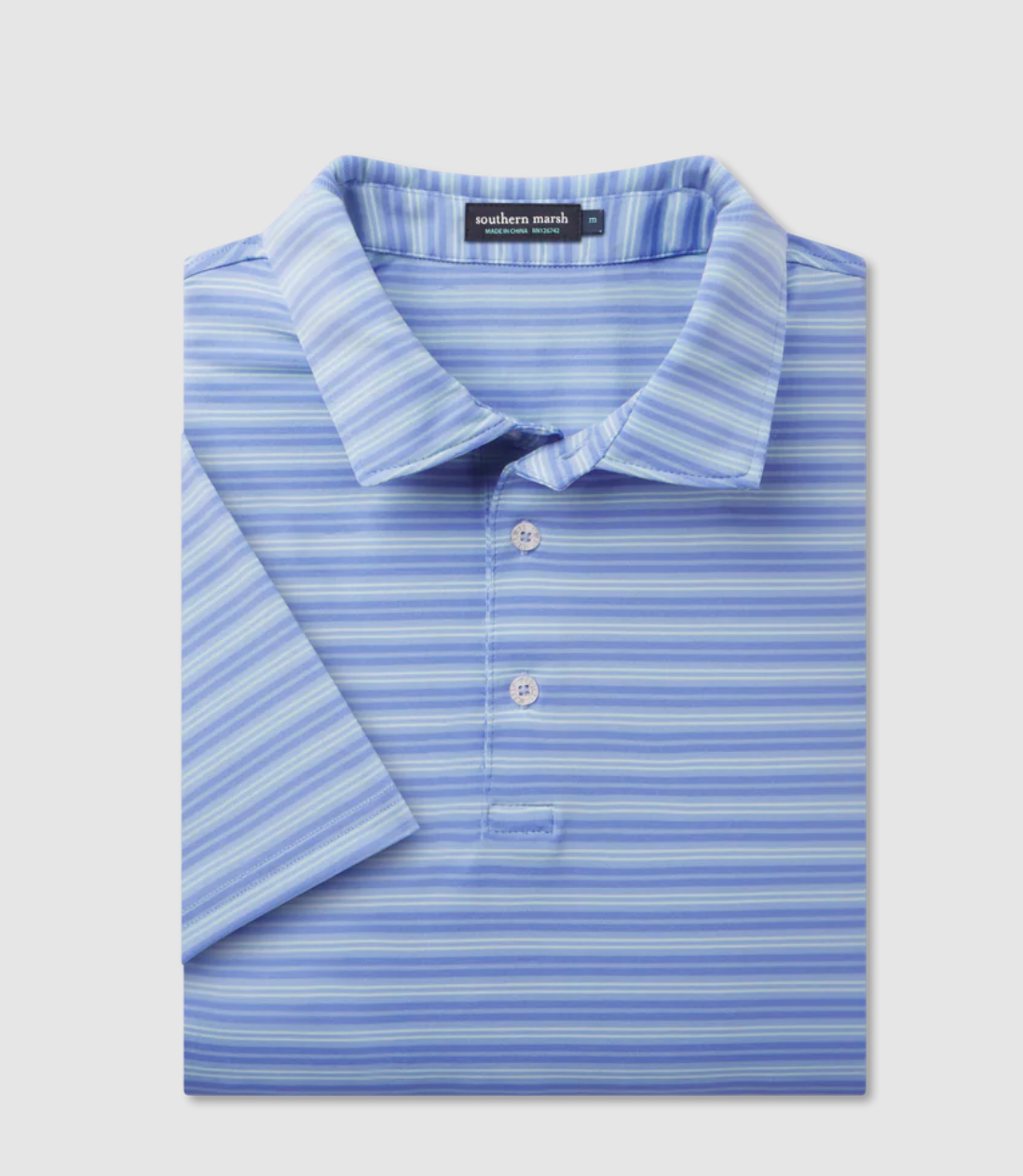 Bermuda Performance Polo - Grayton Stripe