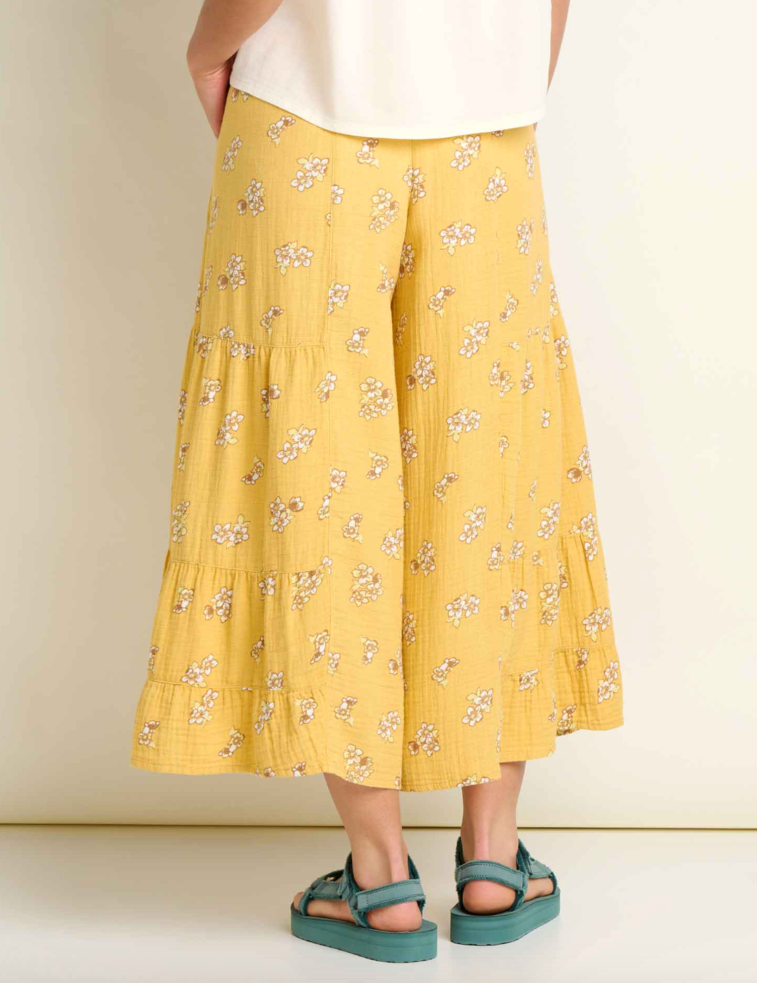 Tate Double Weave Palazzo Pant