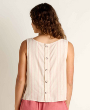 Taj Hemp Button Back Tank