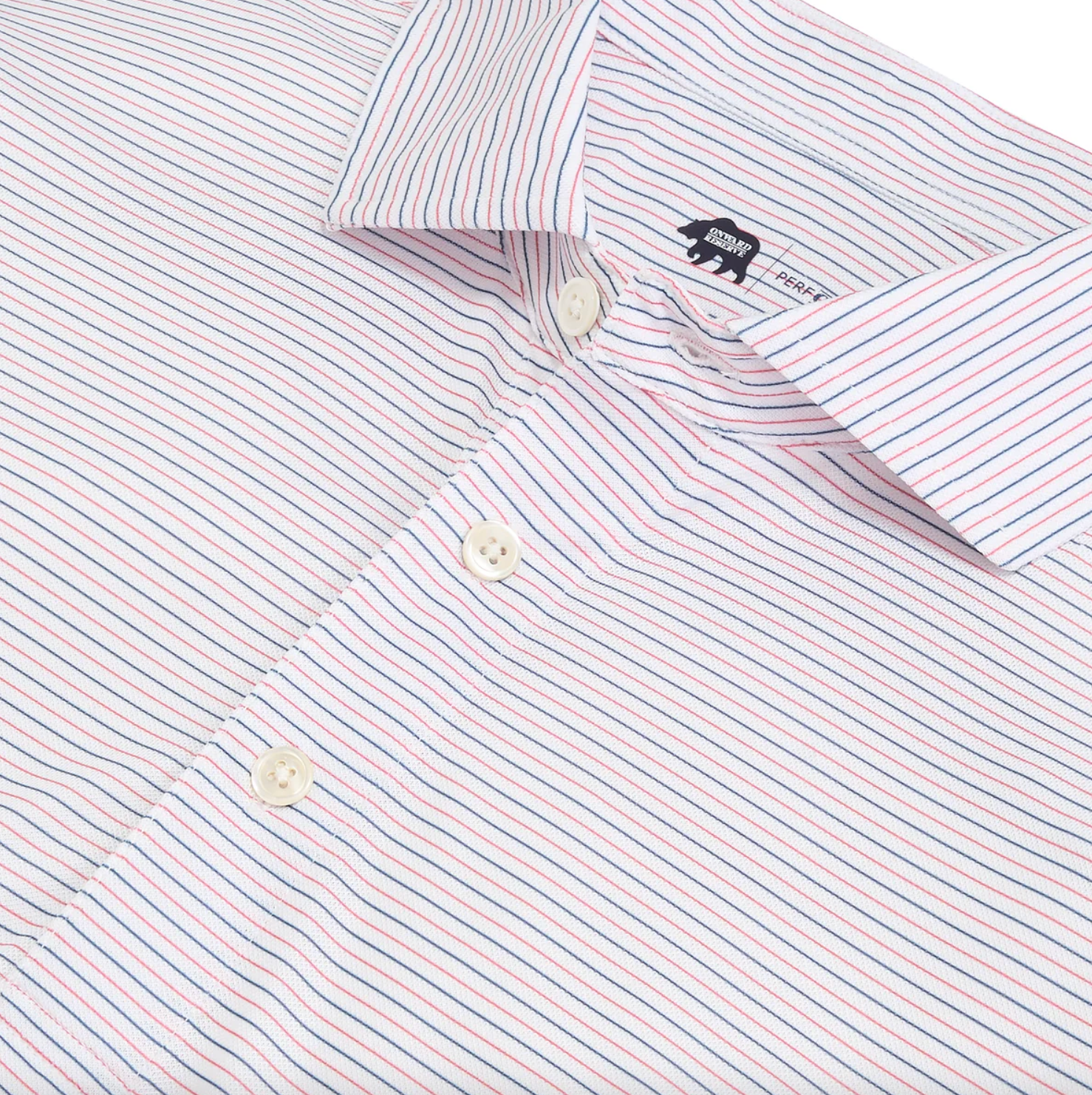 Tour Stripe Performance Pique Polo