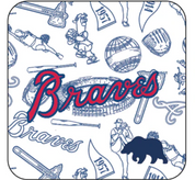 Braves Icons Printed Performance Polo