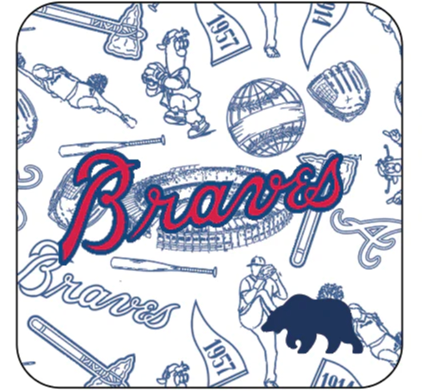 Braves Icons Printed Performance Polo