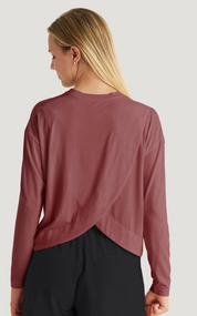 Women's Bamboo Shade Crossover Long Sleeve