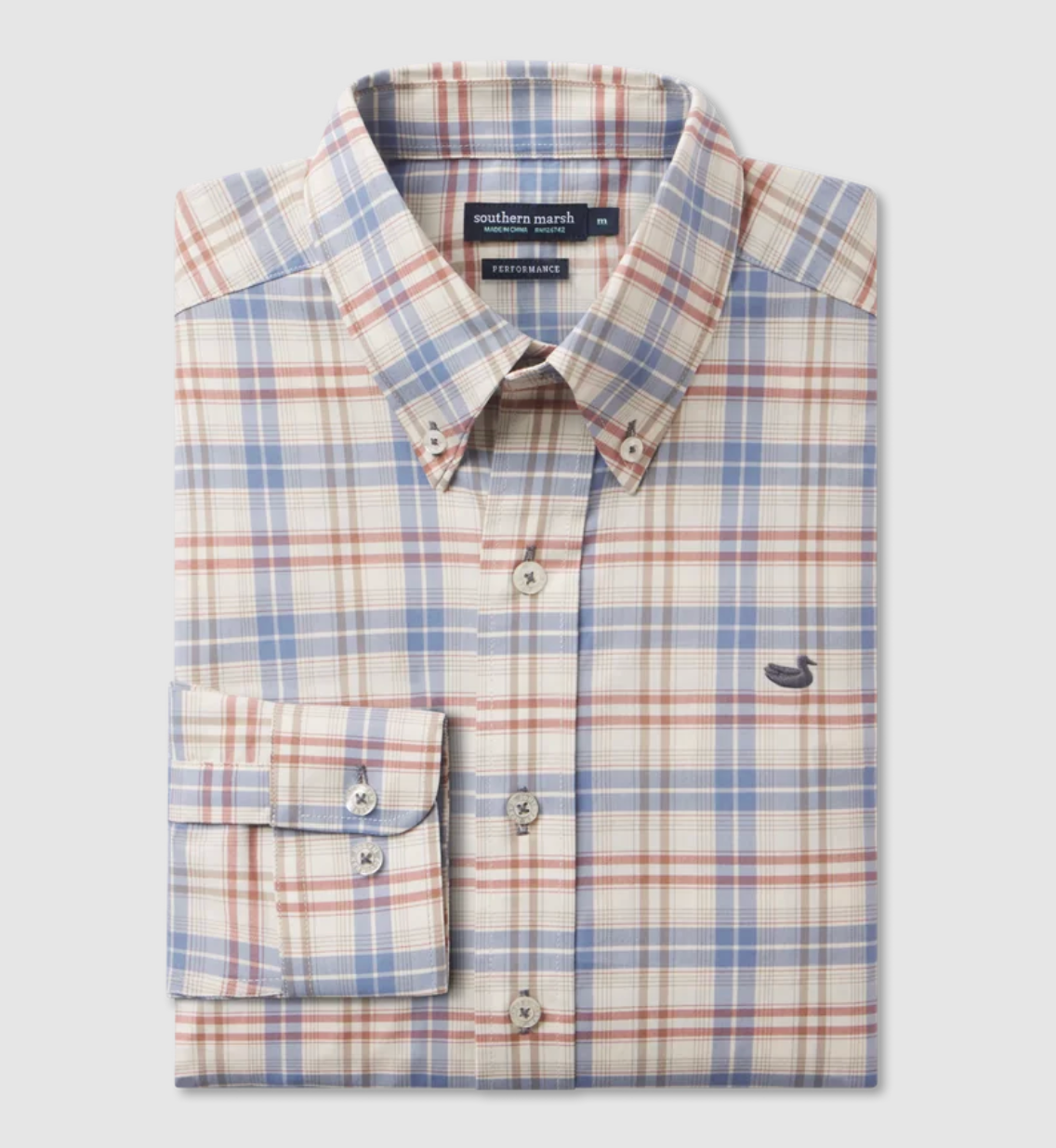 Highlands Lattice Performance Dress Shirt