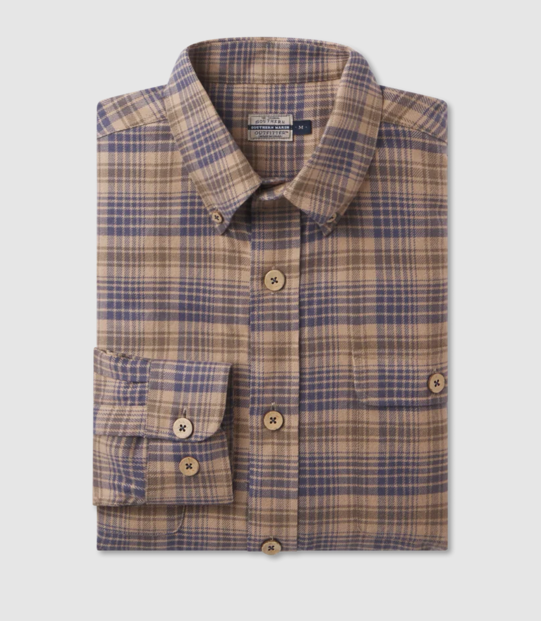 Myrtle Plaid Flannel Tee
