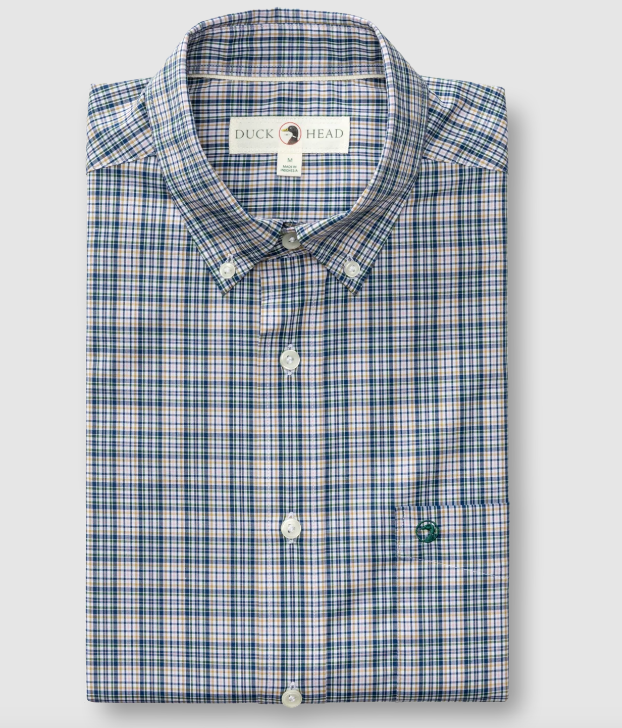 Winstead Plaid Performance Poplin Sport Shirt