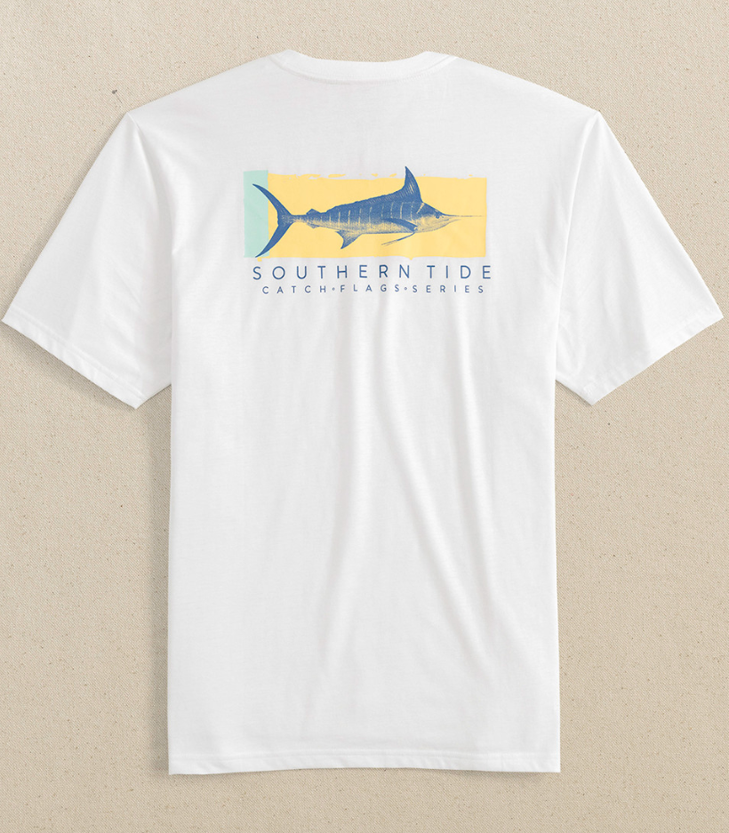 M SS Sailfish Catch Flags Tee