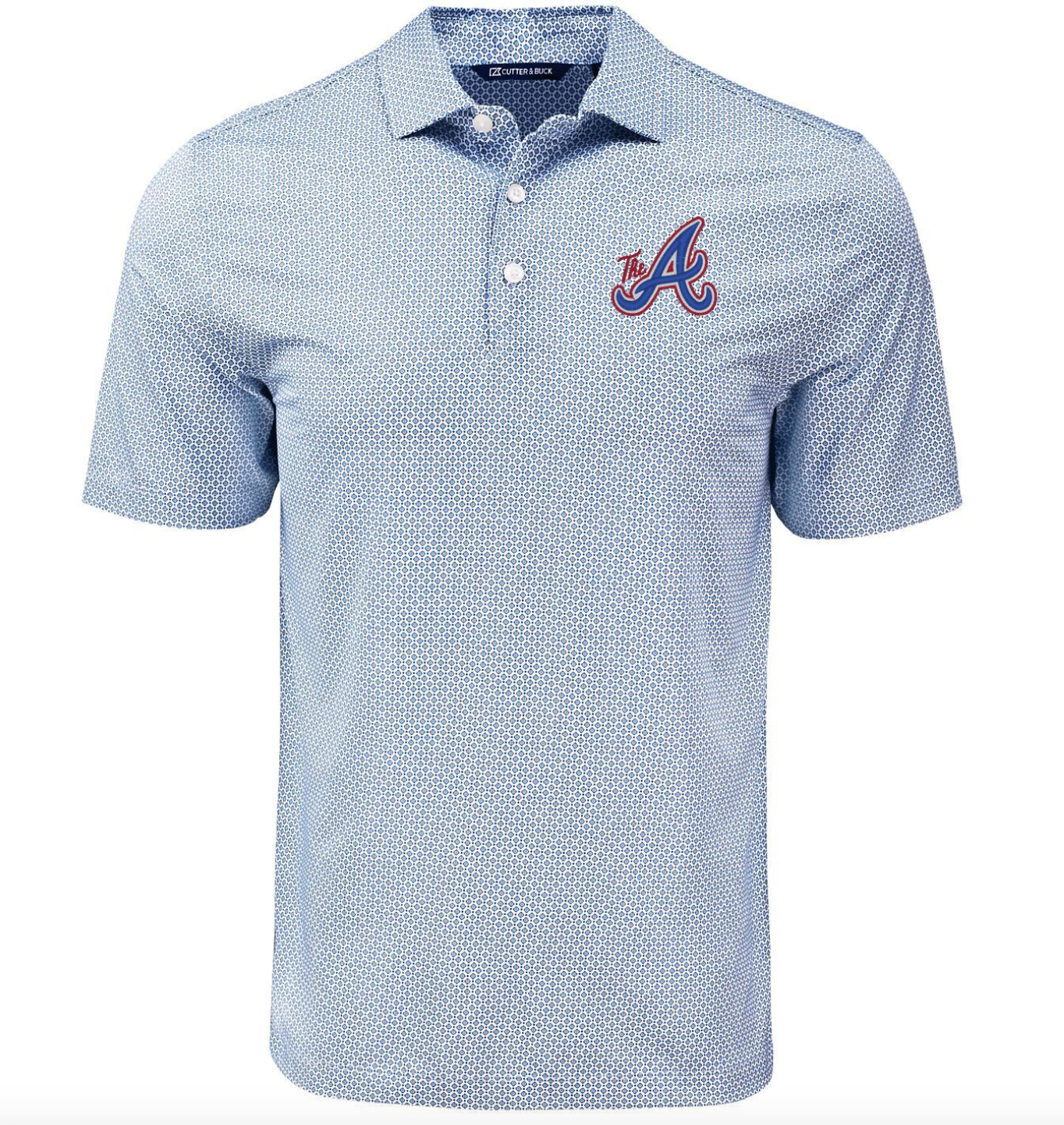 Atlanta Braves City Connect Pike Eco Diamond Dot Print Polo