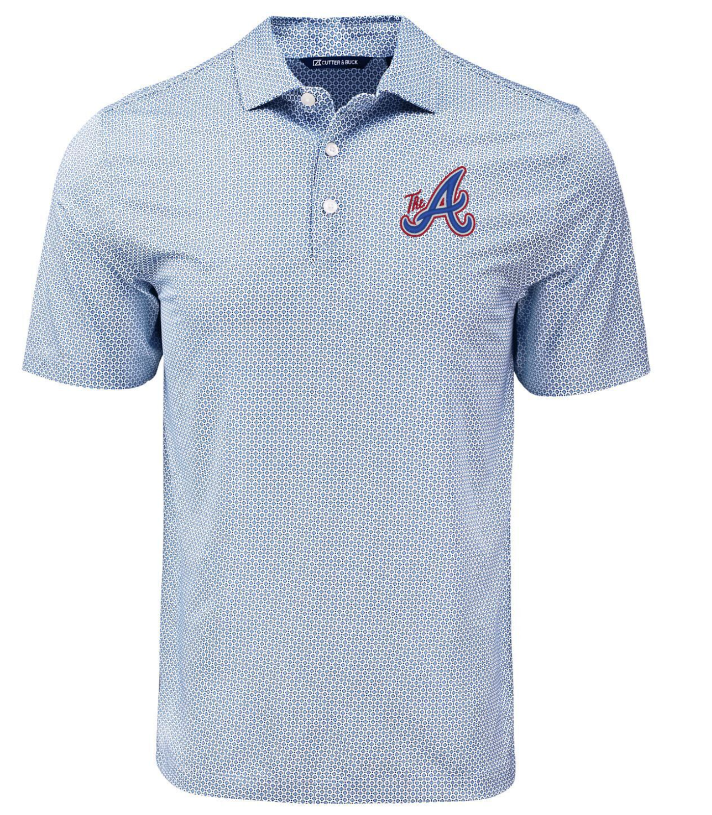 Atlanta Braves City Connect Pike Eco Diamond Dot Print Polo