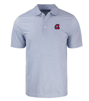 Atlanta Braves Small a Pike Eco Symmetry Print Polo