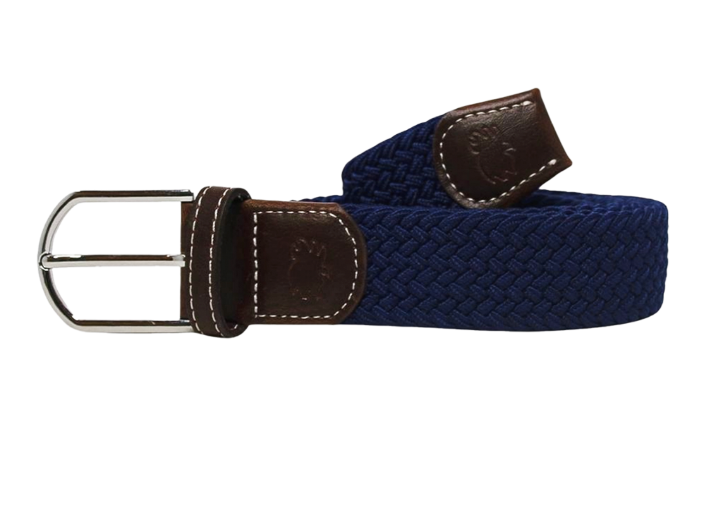 The Pebble Beach Solid Woven Stretch Belt