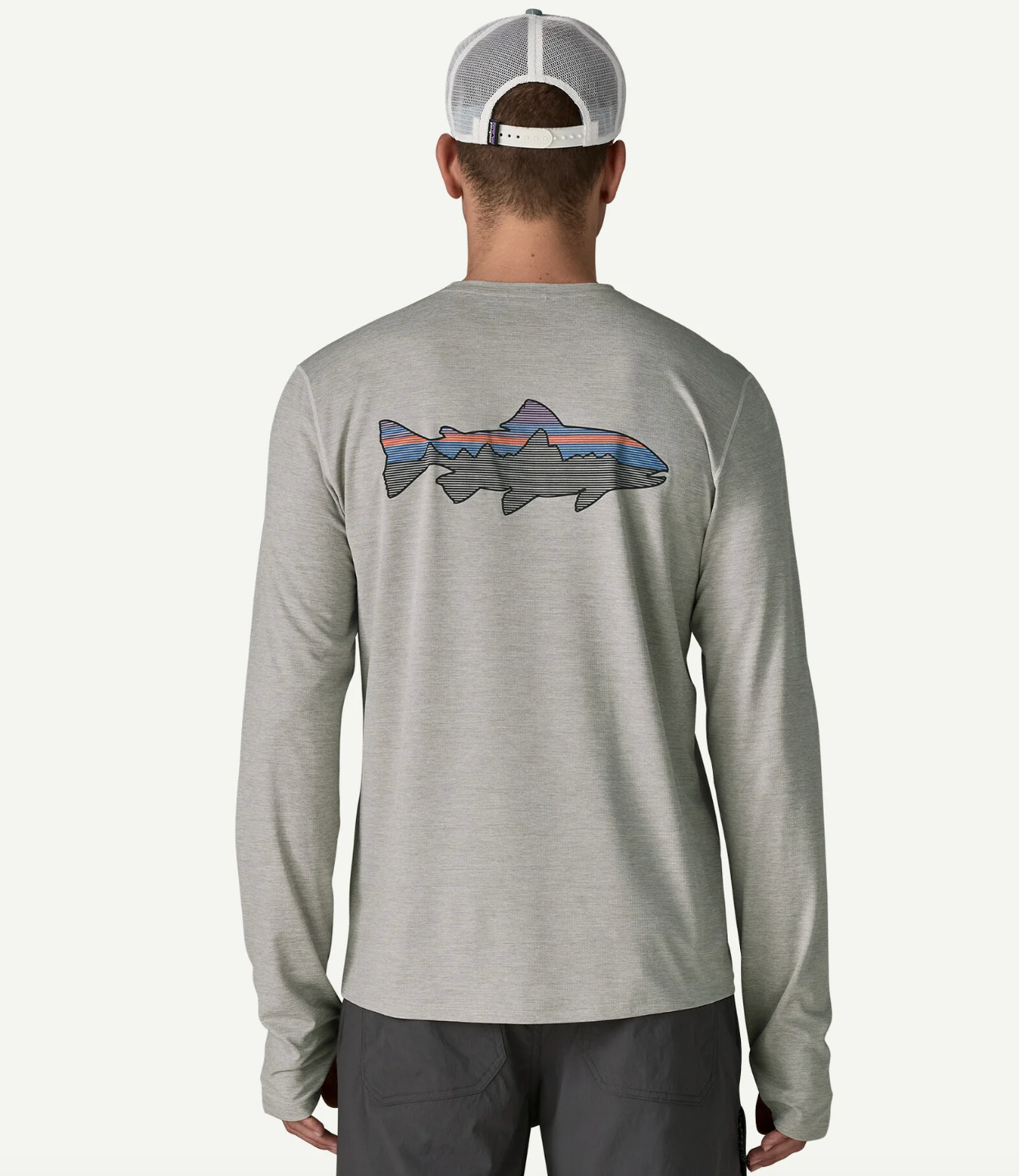M's LS Capilene Cool Sun Shirt - Fitz Roy Trout