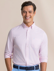 Precheck Plaid Coastal Breeze Sport Shirt