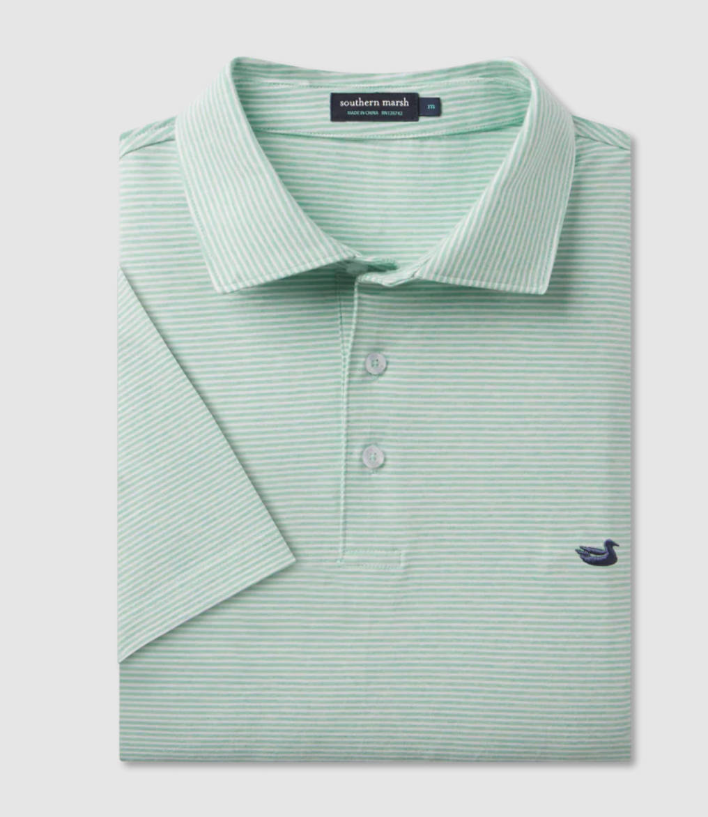 Amagansett Relaxed Polo - Stripe