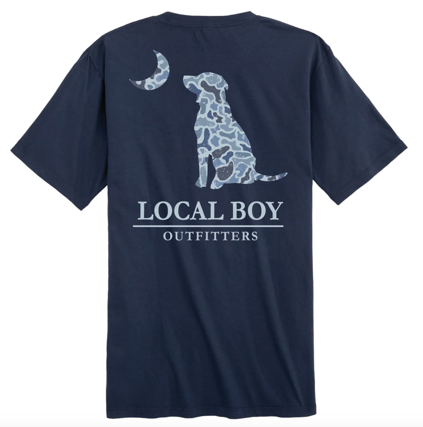 Youth Distressed LCF Cobalt Dog & Moon T-Shirt