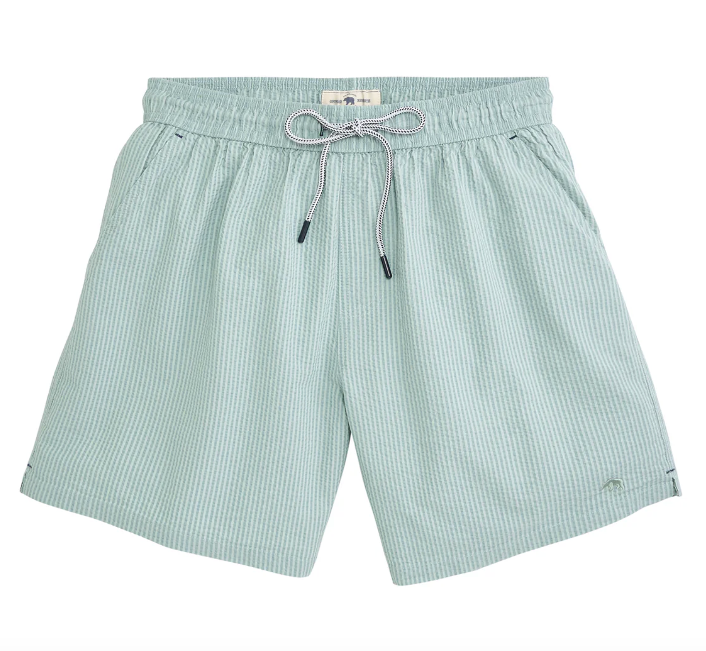 Coastal Seersucker Swim Trunk